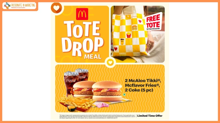 McDonald’s India – North and East Introduces the “Tote Drop Meal” with a Limited-Edition Free Tote Bag