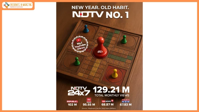 NDTV Establishes Clear Digital Leadership with Strong January Viewership