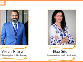 Bloomingdale Public Relations Appoints Ekta Sibal as Communications Lead - South India