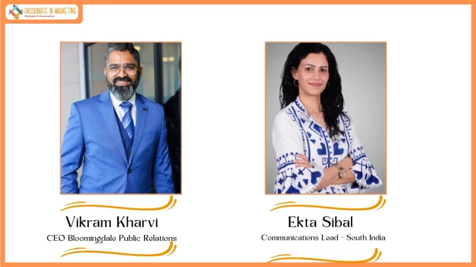 Bloomingdale Public Relations Appoints Ekta Sibal as Communications Lead - South India