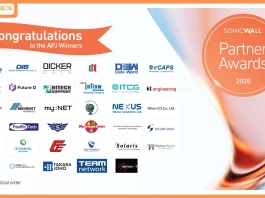 SonicWall Celebrates Its Best Partners Yet with the 2026 Partner Awards