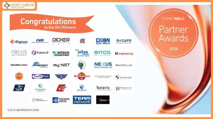 SonicWall Celebrates Its Best Partners Yet with the 2026 Partner Awards
