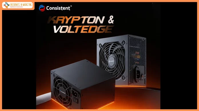 Consistent Infosystems Introduces Krypton 400W and VoltEdge 450W Power Supplies for Gaming and Performance PCs