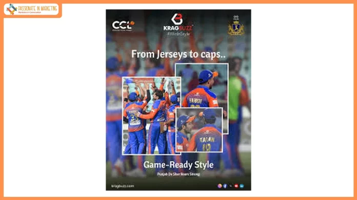 KragBuzz Announced as Official Jersey Partner of Punjab De Sher for Celebrity Cricket League 2026