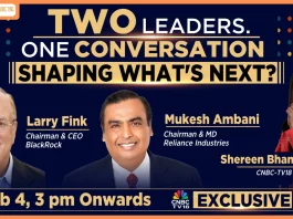 Investing for a New Era: Mukesh Ambani and BlackRock CEO Larry Fink in Exclusive CNBC TV18 Conversation