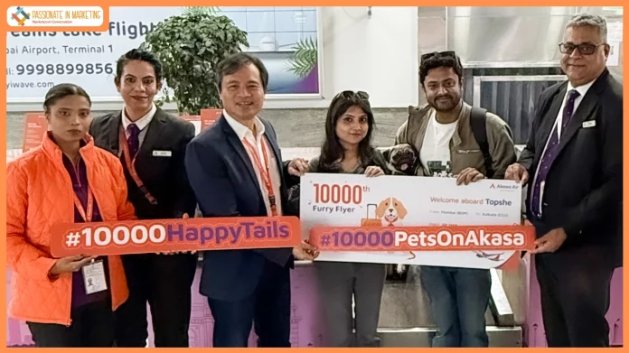 Akasa Air crosses 10,000-pet milestone, reinforcing its commitment to safe, inclusive and reliable pet travel