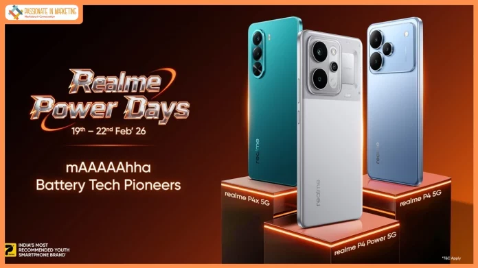 realme Introduces Limited-Period Power Days Deals Across P4 Series Portfolio, Starting from 19th February
