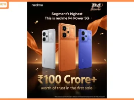 realme P4 Power 5G records ₹100 Crore+ trust in first sale; Special sale offers available on 11th & 12th February