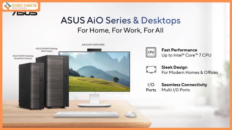 ASUS Launches V501 Desktop and AiO V400 series, Expanding Its Consumer PC Portfolio with Smart Performance and Refined Design for Every Need