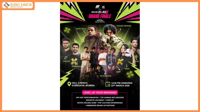 BookMyShow Partners with College Rivals S3 Finale; Chaar Diwaari and Arpit Bala to Headline Mumbai’s Biggest Esports Showdown