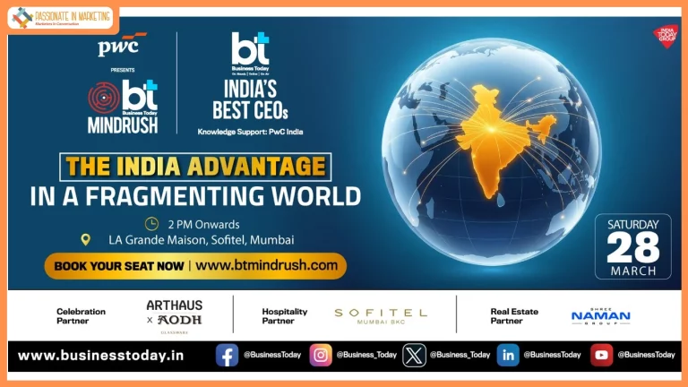 Business Today MindRush & Best CEOs Awards 2026: Navigating a Fragmented World, Defining India’s Edge