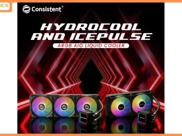 Consistent Infosystems Launches IcePulse and HydroCool ARGB AIO Liquid Coolers for High-Performance Gaming Systems