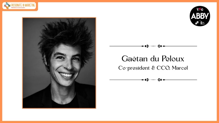 Gaetan Du Peloux of Marcel Appointed Jury Chair at Abby Awards 2026, Powered by The One Club The One Show