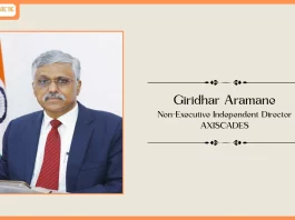 AXISCADES Technologies Ltd. Announces Appointment of Giridhar Aramane as Independent Director AXISCADES Technologies Ltd. Announces Appointment of Giridhar Aramane as Independent Director