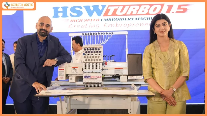 HSW Launches India’s First Fastest Single-Head Embroidery Machine ‘Turbo 1.5’ in Bangalore