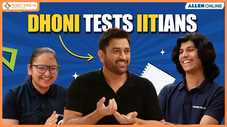 MS Dhoni draws parallels between cricket pressure and JEE expectations in ALLEN Online Series