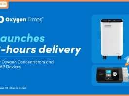 Oxygen Times Launches 2-Hour Delivery of Oxygen Concentrators and CPAP Devices Across 18 Indian Cities