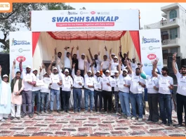 Safai Mitra Sarthak Initiative Launched with ‘Swachh Sankalp’ Drive in Greater Noida in by itel & AWF in collaboration with GNIDA