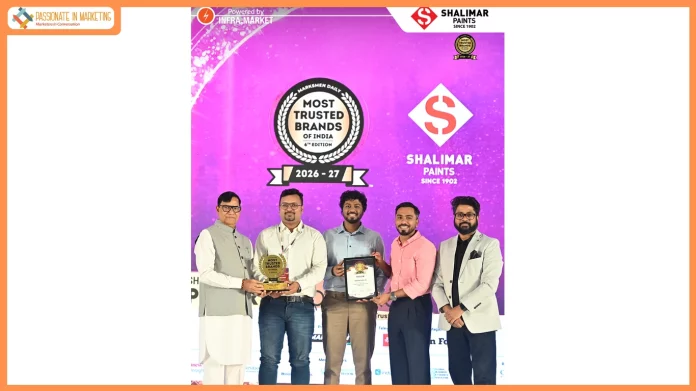 Shalimar Paints Recognized as the Most Trusted Brand of India for the Second Consecutive Year