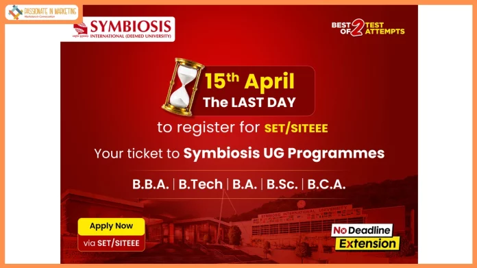 Symbiosis International (Deemed University) Applications Closing Soon for Undergraduate Programmes via SET & SITEEE 2026