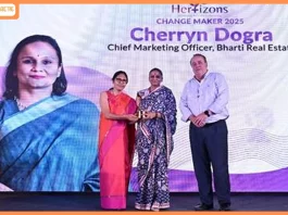 Cherryn Dogra, Chief Marketing Officer at Bharti Real Estate, Honoured with HERizons Awards by Nippon India for Excellence in Marketing Cherryn Dogra, Chief Marketing Officer at Bharti Real Estate, Honoured with HERizons Awards by Nippon India for Excellence in Marketing