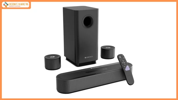 Small is the New Big: Zebronics Launches 550W Dolby Atmos and DTS:X Soundbar