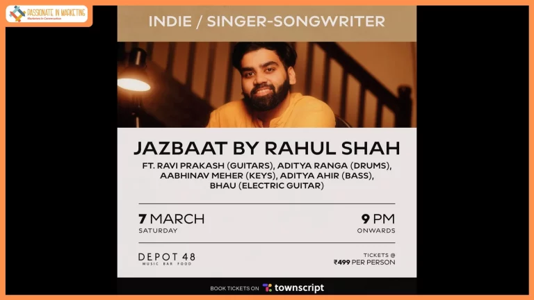 Depot48 Presents Jazbaat Featuring Rahul Shah