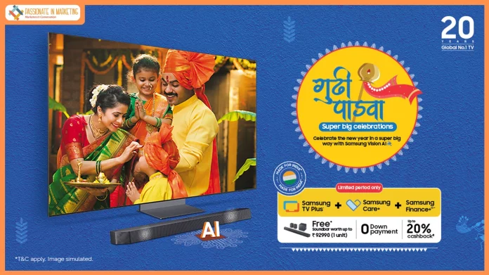 GUDI PADWA SPECIAL! Samsung Announces Festive Offers with Cashback and Easy Finance Options on AI-Powered Home Appliances