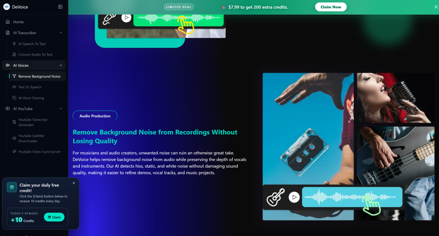 How to Extract Clean Voice Audio by Removing Background Noise