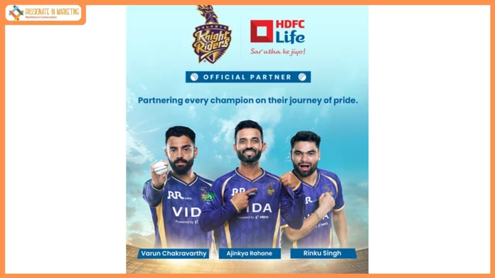 HDFC Life Partners with Kolkata Knight Riders this cricket season!