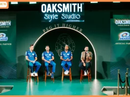 Oaksmith Packaged Drinking Water Brings a New Style Lens to cricket with Mumbai Indians