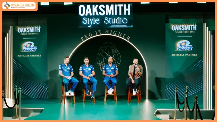 Oaksmith Packaged Drinking Water Brings a New Style Lens to cricket with Mumbai Indians