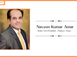 Tsuyo Appoints Former SpiceXpress CFO Naveen Kumar Amar as SVP – Finance