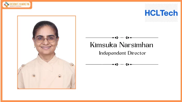 HCLTech appoints Kimsuka Narsimhan as Independent Director