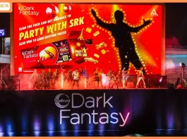 Sunfeast Dark Fantasy Activates ‘Party with SRK’ Campaign with a First-of-its-Kind Live Party on a Hoarding