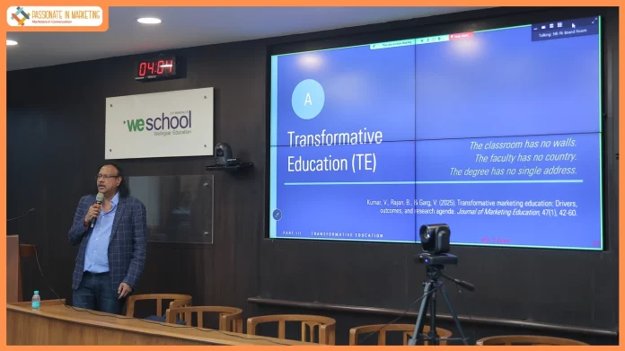 WeSchool Hosts Marketing Legend Prof. V. Kumar on Aligning Academia, Industry & the Future Workforce