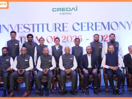 Mehul H Doshi Assumes Charge as President of CREDAI Chennai for the Term 2026–2028