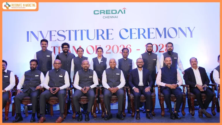 Mehul H Doshi Assumes Charge as President of CREDAI Chennai for the Term 2026–2028