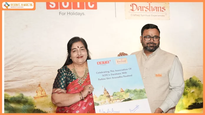 SOTC Travel announces association with Padma Shri Anuradha Paudwal to promote its Darshans spiritual packages