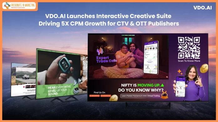 VDO.AI Launches Interactive Creative Suite Driving 5X CPM Growth for CTV & OTT Publishers