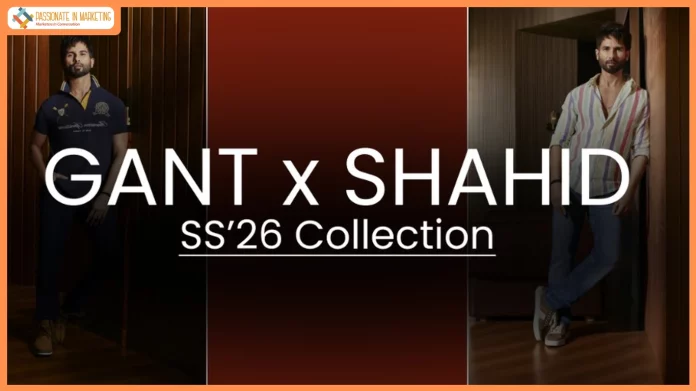 Shahid Kapoor Leads GANT India’s Spring/Summer 2026 Campaign: A New Expression of American Sportswear