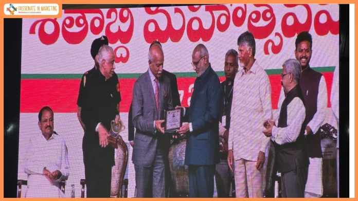Dr. BVR Mohan Reddy Honoured with Andhra University’s Centenary Distinguished Alumni Award