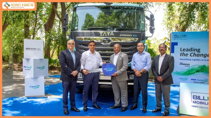 Tata Motors Delivers First Batch of electric Prima E.55S to BillionE Mobility; Advances ZeroEmission Freight Transport