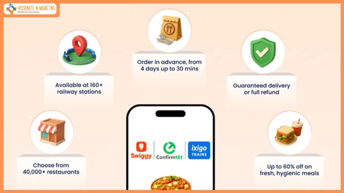 ixigo Trains & ConfirmTkt Partner with Swiggy to offer On-Train Food Delivery