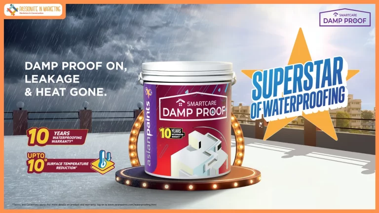 Asian Paints Turns Up the Beat on Waterproofing, Crowns Damp Proof the ‘Superstar of Waterproofing’ for South Indian Homes