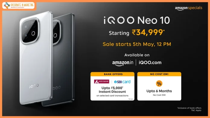 iQOO Neo 10 Returns by Popular Demand in Alpine White and Asphalt Black