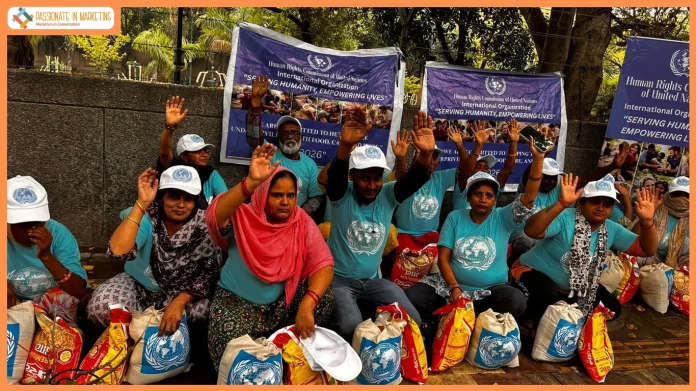 Human Right Commissions for United Nations Conducts Humanitarian Drive in Rohini, New Delhi