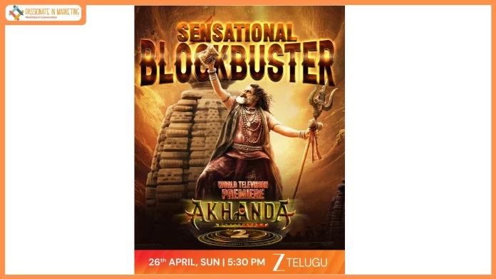 Zee Telugu Summer Entertainment Bonanza: World Television Premiere of ‘Akhanda 2’ on April 26 at 5:30 PM