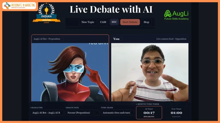 India’s First "Student AI Debater" Showcased at IIT Delhi by India Debating League