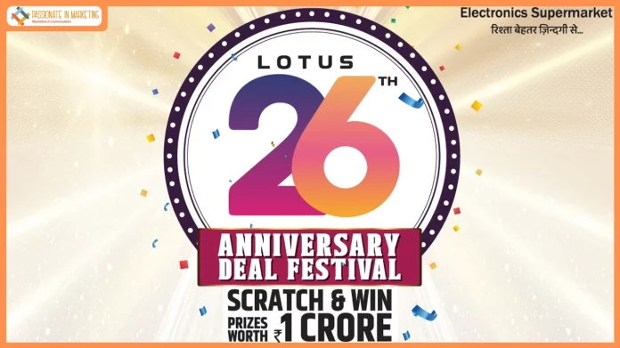 Lotus Electronics Celebrates 26th Anniversary with ₹1 Crore Rewards and Category-Wide Offers